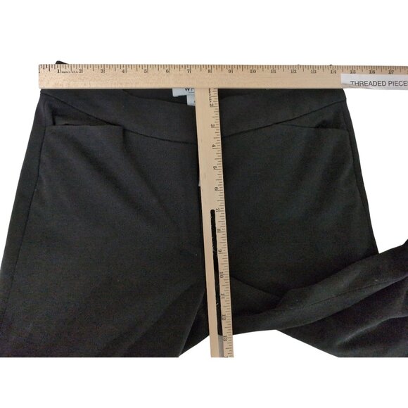 WHBM Trouser Pants Womens 4 Short Black Bootcut Stretch Pockets Career Capsule - Picture 9 of 10